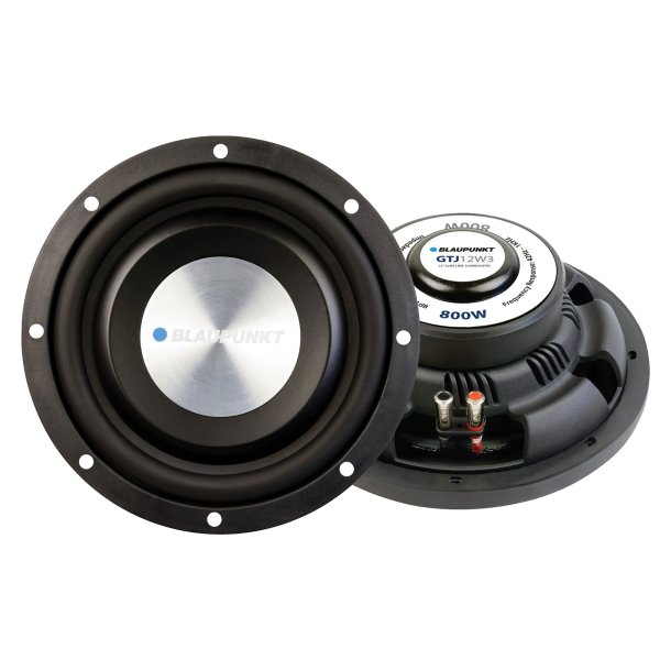 Blaupunkt GTJ12W3 Slim Line 12" 800W Max Single-Voice-Coil 4-Ohm Subwoofer