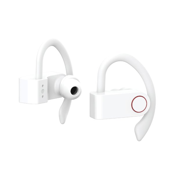 AT&T ST30-WHT Sport In-Ear Wireless Stereo Bluetooth Earbuds Microphone White