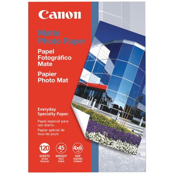 Canon 7981A014AA Matte Photo Paper (4" x 6"; 120 pk)