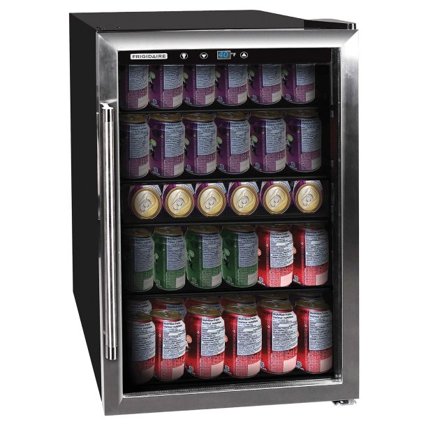 Frigidaire EFMIS155 126-Can Stainless Door Beverage Center Compact Refrigerator