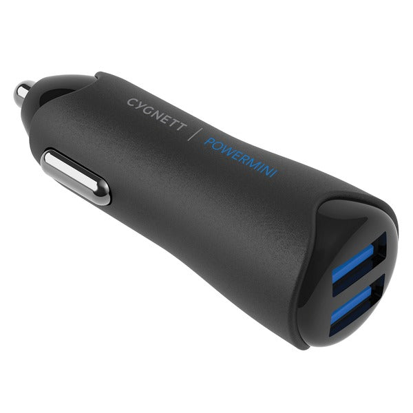 Cygnett CY2002PAPM4 PowerMini Dual USB-A Car Charger