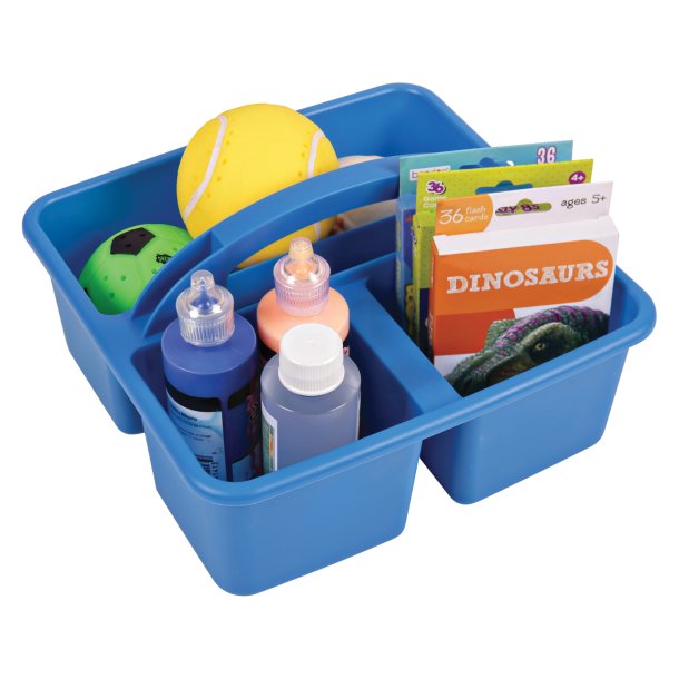 Deflecto 39505BLU Antimicrobial Kids Creative Storage Caddy (Blue)