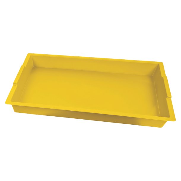 Deflecto 39507YEL Little Artist Antimicrobial Kids Finger Paint Tray (Yellow)