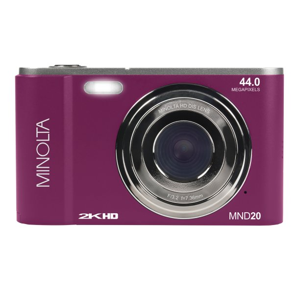 Minolta MND20-M MND20 44 MP / 2.7K Ultra HD Digital Camera (Magenta)