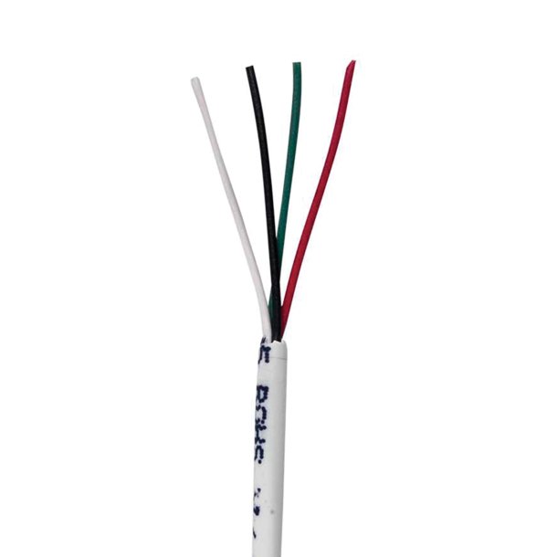 Ethereal 22-4-SR-WH-R FastPack 22-Gauge 4-Conductor Stranded Cable, 500ft, White