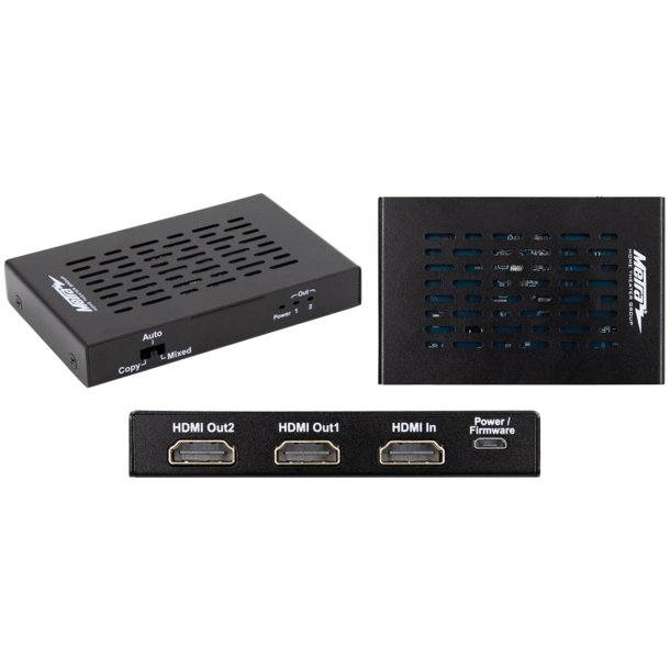 Metra CS-1X2HDMSPL5 HDMI Splitter w/ 1 Input and 2 Outputs and Built-in Scaling