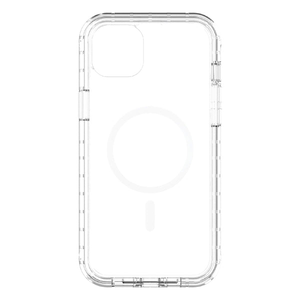 onn 1065701 MagSafe Compatible Clear Rugged Phone Case for iPhone 14 Plus