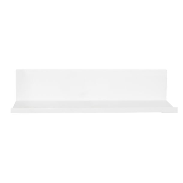 Hangman L-12-W No-Stud Floating Shelf (White Powder Coat; 12-In.)