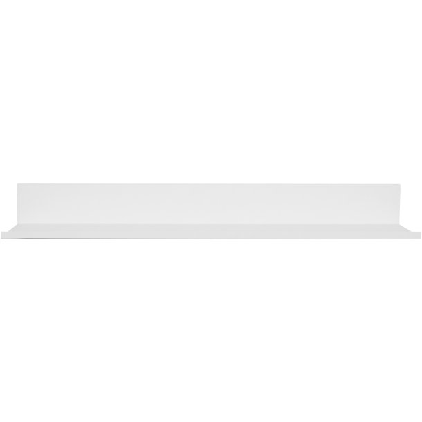 Hangman L-24-W No-Stud Floating Shelf (White Powder Coat; 24-In.)