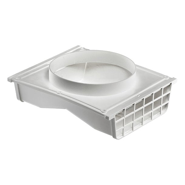 Lambro 164W 4-In. or 6-In. White Plastic Under-Eave Vent