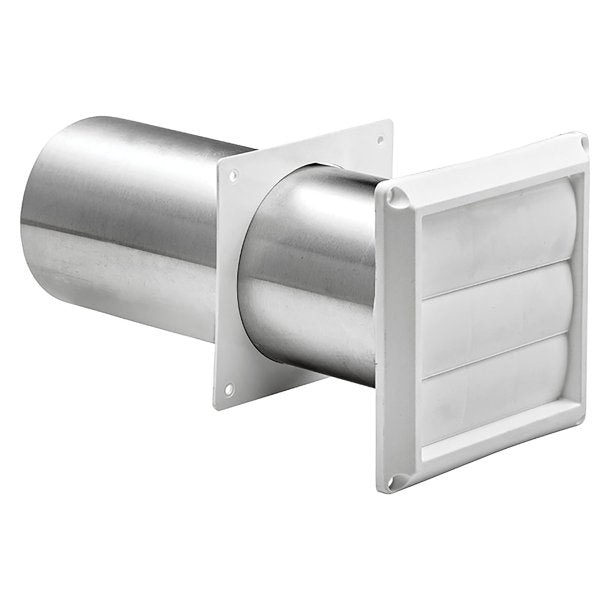 Lambro 267W 4-In. White Plastic Louvered Vent