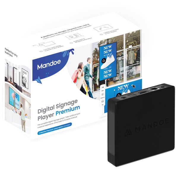 Mandoe COM3016 DIY Premium Instant Digital Displays Signage Media Player