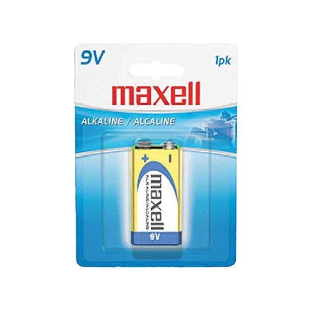 Maxell 721150 9-Volt Single Alkaline Battery