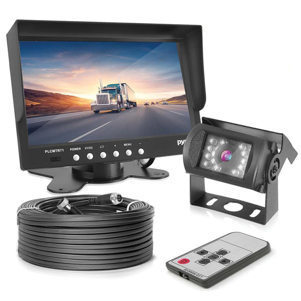 Pyle Commercial-Grade Backup Camera System w/ 7" Monitor and Weatherproof Camera