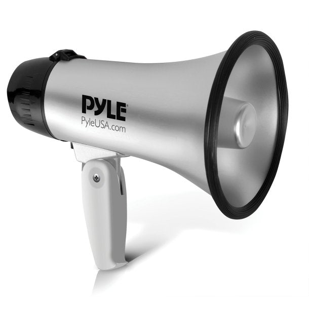 Pyle PMP23SL Battery Operated Compact and Megaphone Speaker w/ Siren Alarm Mode