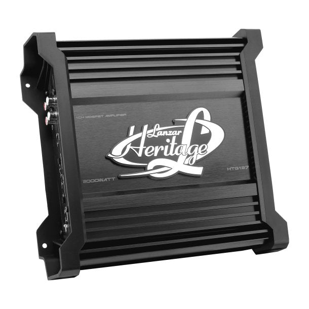 Lanzar HTG137 Heritage Monoblock 2000W Max Class AB Subwoofer Amplifier 12V