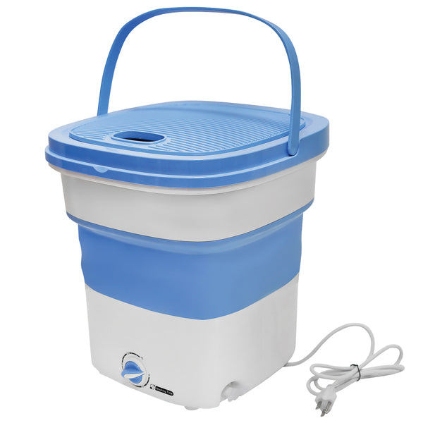 Pure Clean Foldable Mini Washing Machine with Semi-automatic Cleaning Function