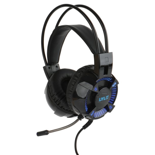 Lvlup LU732 Deluxe Light-Up Gaming Headphones with Microphone