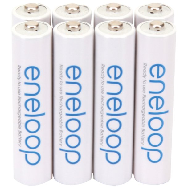 Panasonic BK-4MCCA8BA eneloop Rechargeable Batteries (AAA; 8 pk)