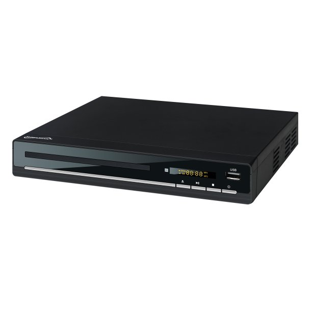 Supersonic Standard DVD Player with USB/SD Inputs, HDMI Output and Remote, Black