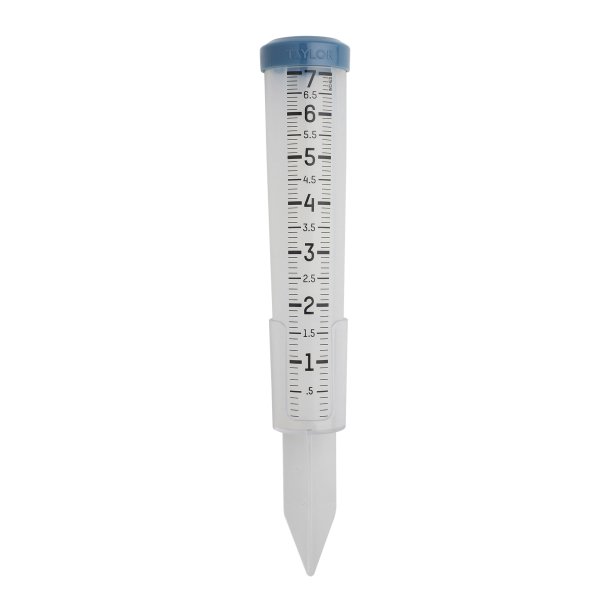 Taylor Precision 5293501 7-In. Capacity Silicone Rain Gauge