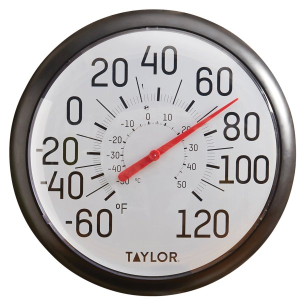 Taylor Precision 6700 13.25-Inch Big and Bold Dial Outdoor Thermometer