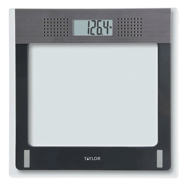 Taylor Precision 70844191M Talking Digital 440-lb Capacity Bathroom Scale