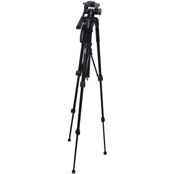 Vivitar VIV-VPT-2457 Professional Tripod with 3-Way Fluid Pan Head (57 Inches)