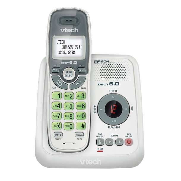 VTech VTCS6124 DECT 6.0 Cordless Phone System (with Digital Answering System)