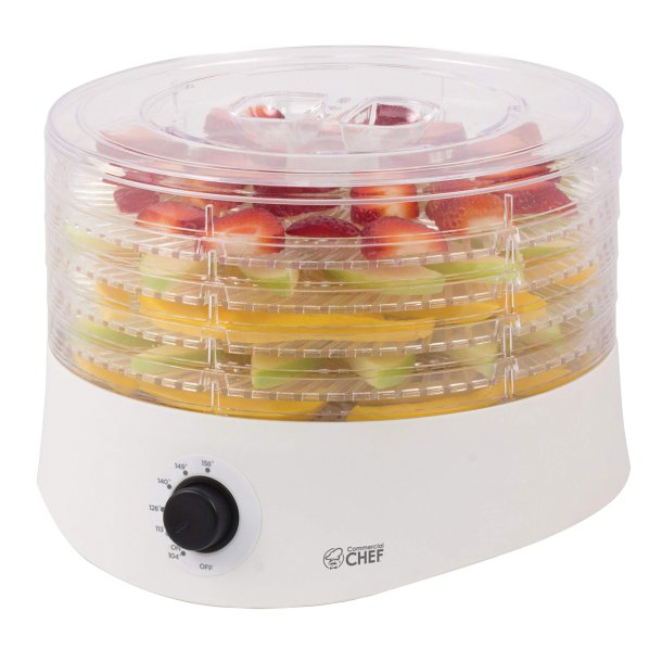 Commercial Chef CCD100W6 280W 5-Tray Food Dehydrator