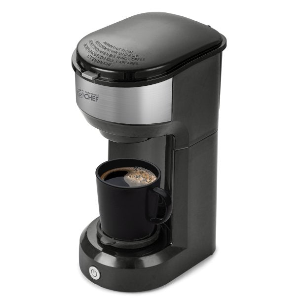 Commercial Chef CHCM1B 13-Oz. Single-Serve 1-Touch Drip Coffee Maker