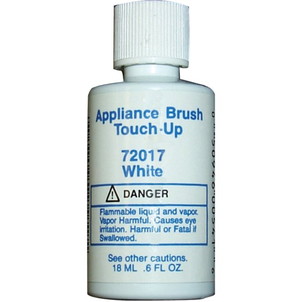 No Logo 72030 Appliance Brush-on Touch-up Paint (White)