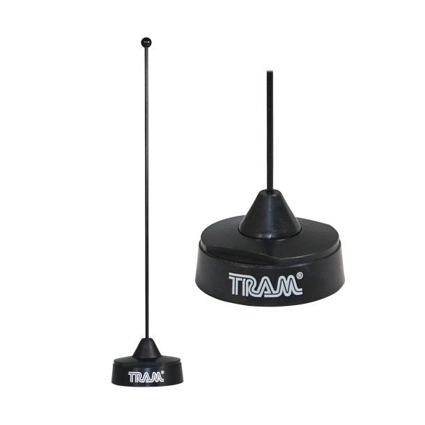 Tram 200W Pretuned 410MHz - 490MHz Black Nut Quarter Wave Antenna, NMO Mounting