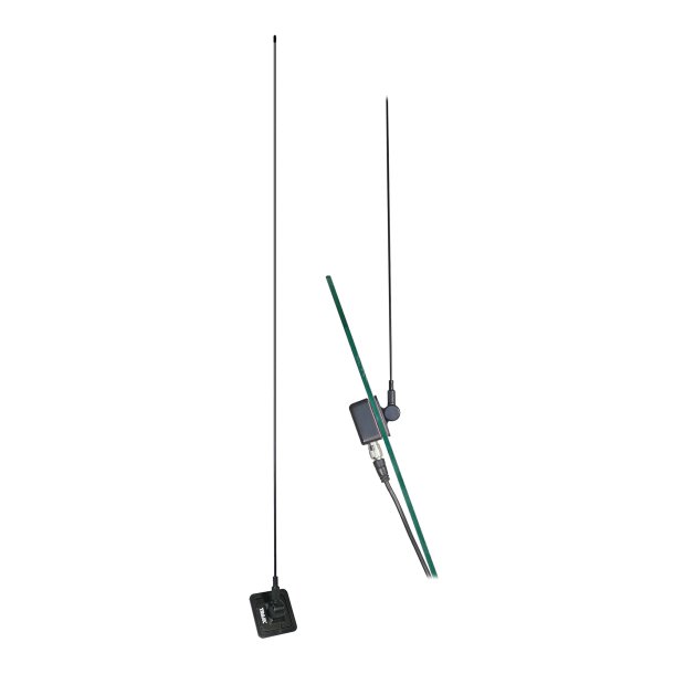 Tram 50W Pretuned 150MHz - 158MHz VHF Radio Antenna Kit with Glass Mount, Cable