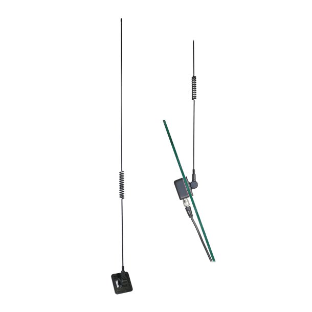 Tram 25MHz - 1300MHz Scanner Glass Mount Antenna w/ RG58/U Cable, BNC Connector