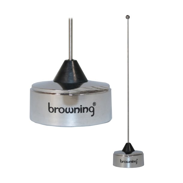 Browning 200W Pretuned 450 to 470 MHz Tunable Nut UHF Antenna with NMO Mounting